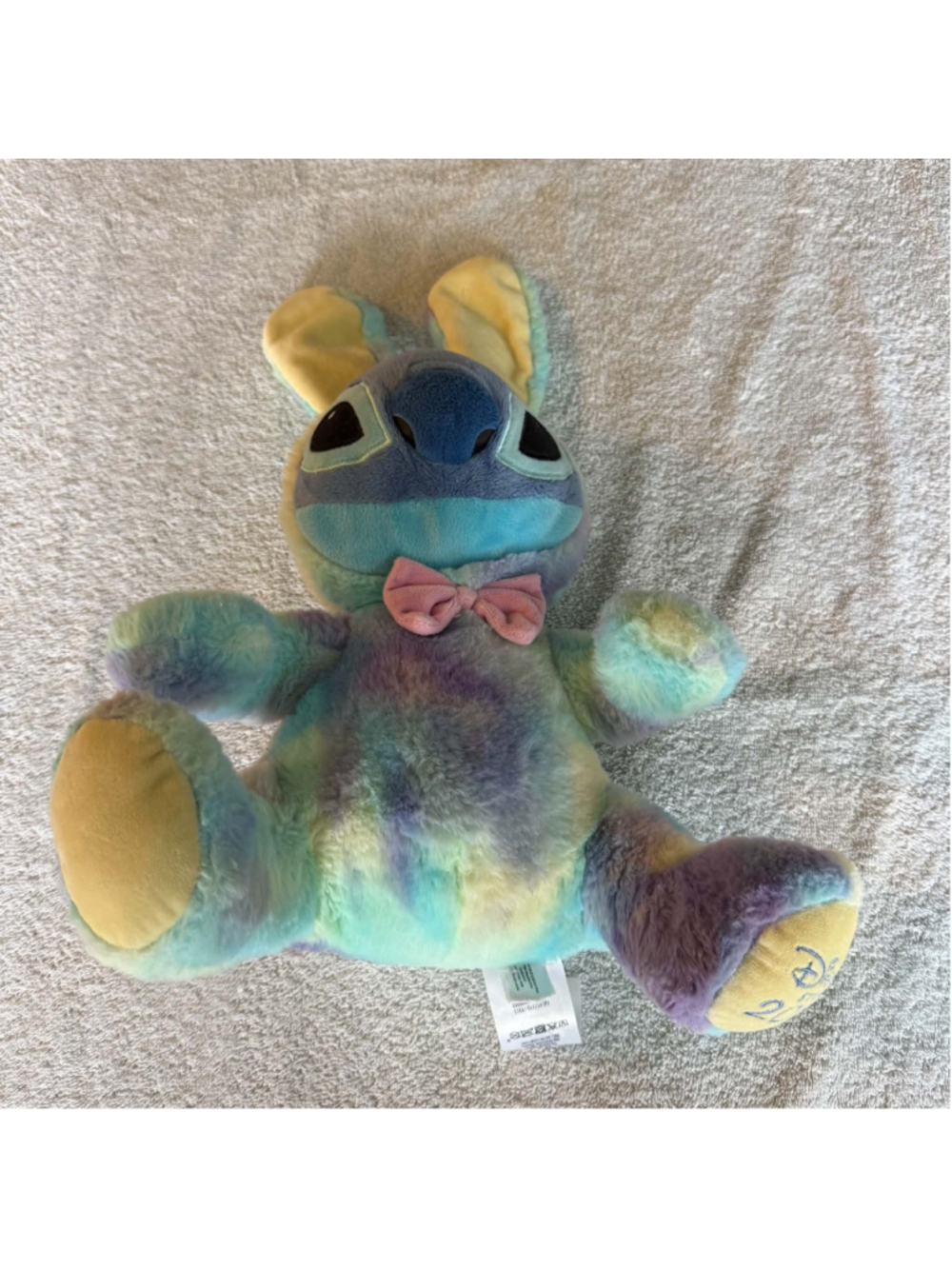 Disney Store 2020 Easter Plush Toy Lilo & Stitch Bunny Multi-color